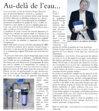 article au-del&agrave; de l'eau...