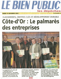 couverture Bien Public C&ocirc;te d'Or